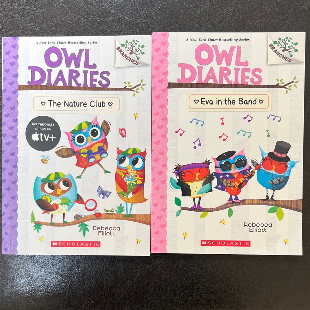 Scholastic Owl Diaries Colorful Book Pair